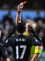 Nani Diusir, MU Ditahan Villa