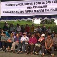 Warga KPAD Gerlong Tolak Penertiban Rumah Dinas