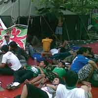 1.500 Viking Menginap di Yayasan Suporter Surabaya