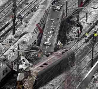 2 KA Tabrakan di Belgia