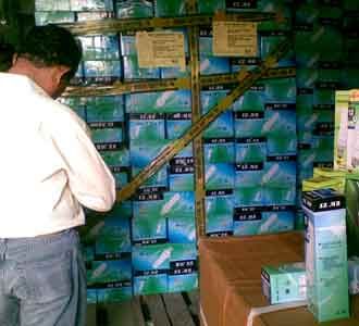 Ratusan Ribu Lampu Disegel