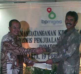 Perjanjian Kontrak Gas US$ 540 Juta