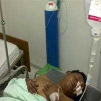 Sopir Truk Luka Ringan & Dirawat di Rumah Sakit