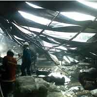 Kebakaran Gudang di Simo Diduga Konsleting