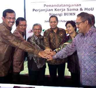 Telkom Gandeng 13 BUMN