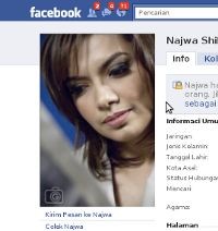 Akun FB Najwa Dipakai Sebarkan Agama