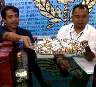 Bea Cukai Sita Jutaan Rokok Ilegal