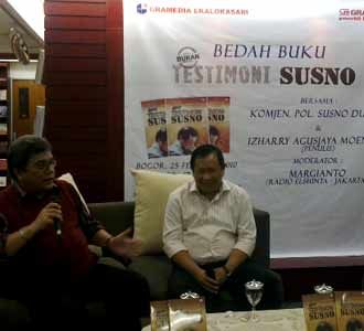 Bedah Buku Bukan Testimoni Susno