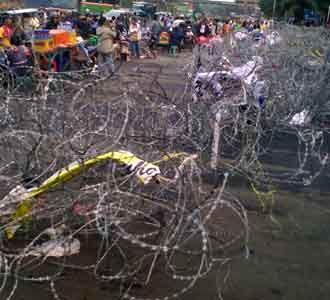 Gedung DPR Usai Aksi Ricuh