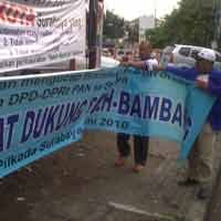 Dianggap Ilegal, PAN Copot Spanduk Saleh-Bambang