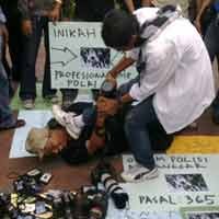 Pewarta Foto Tolak Kekerasan Terhadap Jurnalis