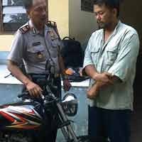 Berdalih Gaji Tak Naik, Satpam Nekat Curi Motor