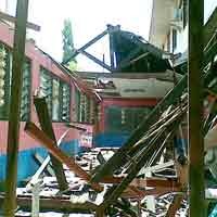 Kerugian Akibat Atap TK Ambruk di Peneleh Capai Rp 50 Juta 