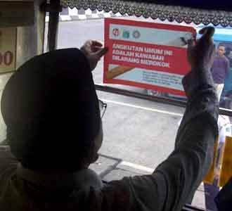 Foke Tempel Stiker Larangan Merokok