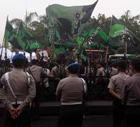 HMI Geruduk Mabes Polri