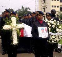 Pelepasan Jenazah Boas Woisiri