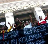 Mahasiswa Kecam Kekerasan Makassar