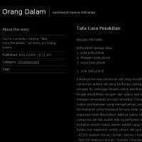 Tulisan Cara Merakit Bom Berbahasa Indonesia Beredar di Blog