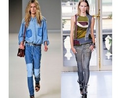 Patched Jeans Trend 2010