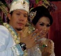 Melanie Putria-Angga Maliq Menikah