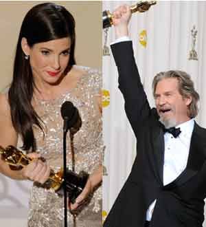 Sandra Bullock-Jeff Bridges Raih Oscar