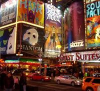 Gemerlap Kawasan Times Square 