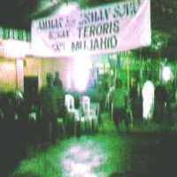 Spanduk Dukung Aksi Dulmatin Terpasang di Rumahnya