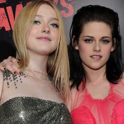 Kristen Stewart Senang Cium Bibir Dakota Fanning