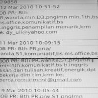 Tiga Kali Unreg SMS JOB Kompas Mobile 9858 Masih Tetap Dapat SMS  