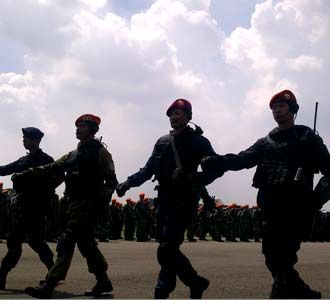 Penutupan Latgab TNI-Polri