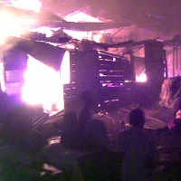 Sebuah Pabrik Majun di Cimareme Terbakar