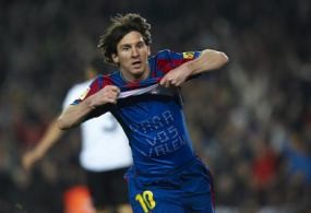 Trigol Messi Bungkam Valencia