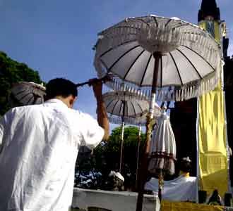 Umat Hindu Nyepi di Pura Adhitya Jaya