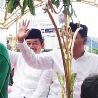 Daftar ke KPU, Sutadi Yakin Menang Satu Putaran