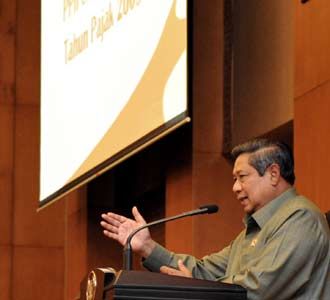 SBY Sentil Wajib Pajak Yang Lalai