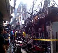 Pemukiman Padat Penduduk Terbakar