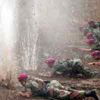 Hujan Peluru Awali Latihan Pemantapan Terpadu Marinir