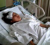 Ditusuk, Listia Terkapar di ICU