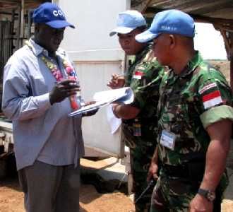 Tim COE Cek Peralatan TNI Konga