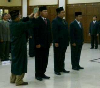 Pelantikan Pejabat Kementrian ESDM