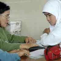 Siswa Tuna Rungu dan Tuna Netra Ikuti UN