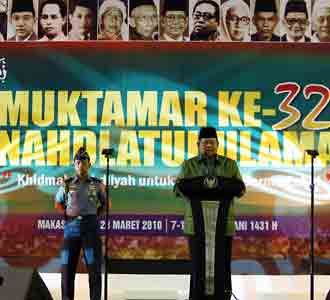 SBY Buka Muktamar ke-32 NU