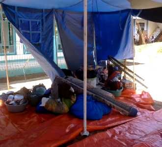 Korban Tanah Ambles Ngungsi