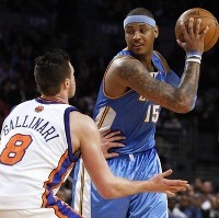 Gallinari Redam Melo, Knicks Bekuk Nuggets