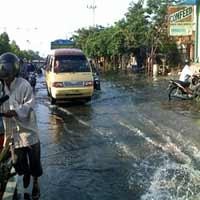 Pemkot: Genangan Terjadi Karena Air Laut Pasang