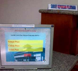 Monitor Survei Kepuasan Pelayanan BPPT
