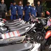 36 Motor Diamankan dari Komplotan Curanmor Antar Kota
