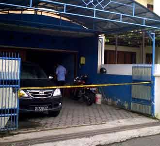 Rumah Jefry Sinaga Dipolice Line