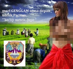 Foto Jupe di Kampanye Seksi Asli Tapi Direkayasa