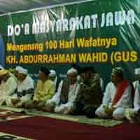 Ribuan Umat Islam Peringatan 100 Hari Wafat Gus Dur 
